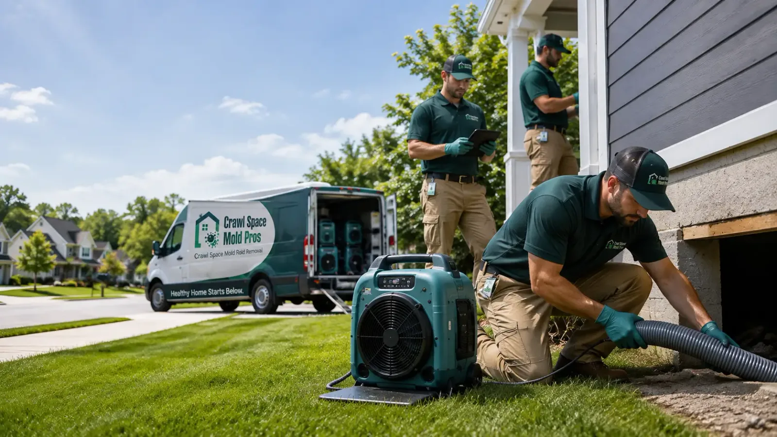 Crawl Space Mold Removal in Long Island, VA